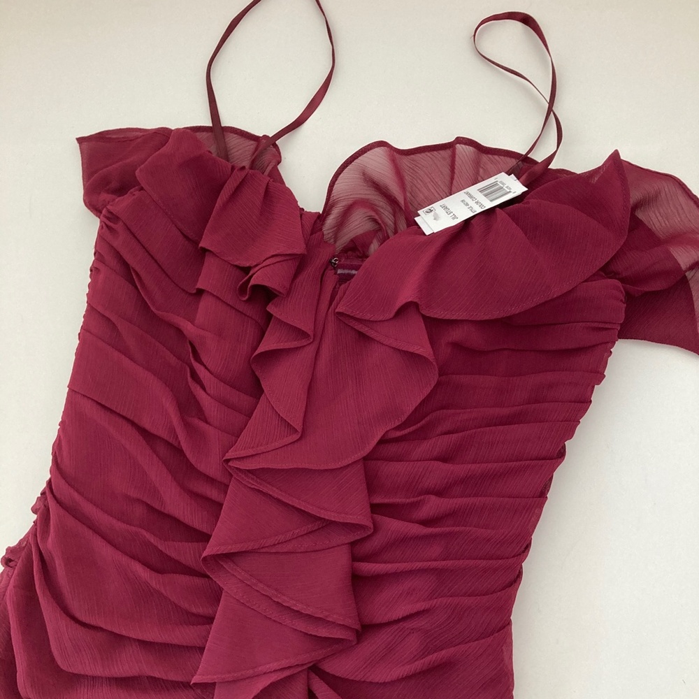JILL Jill Stuart Ruched Strapless Evening DRESS - Picture 6 of 9